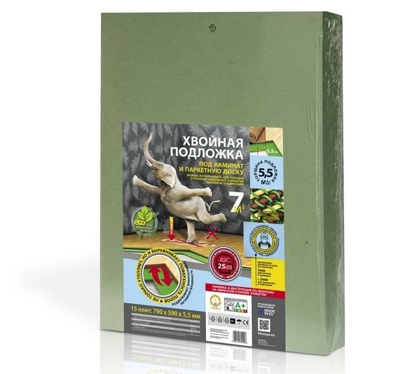 Подложка хвойная Steico 790х590х5,5мм