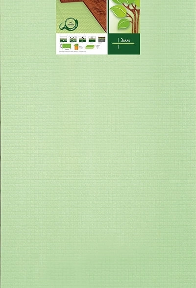 Подложка зеленая 3мм листовая