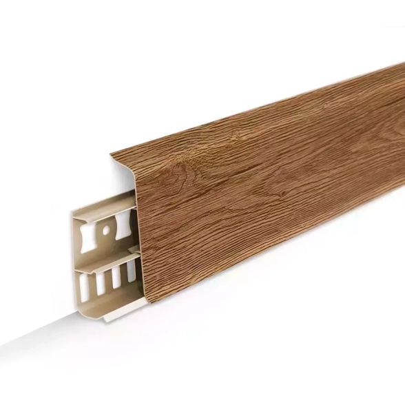 Плинтус напольный из ПВХ Деконика 70 211 дуб рустик