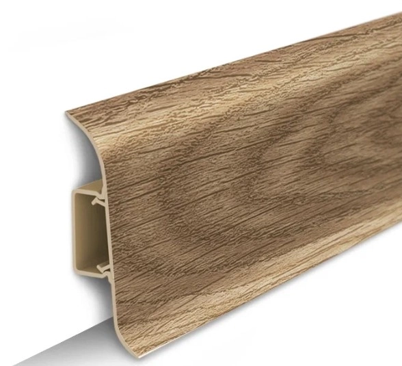 Плинтус напольный из ПВХ Идеал Классик 55 321 Падук 2.2