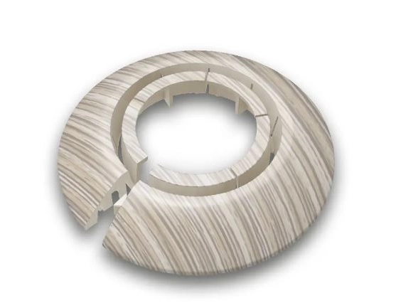 Обвод универс. д/труб Ф25-34 Идеал 415 дуб палена 2шт