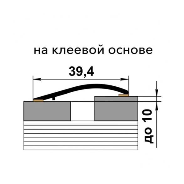 Профиль разноуровневый ламинир. ЛР 02.1350.4087-image-1