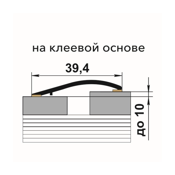 Профиль разноуровневый ламинир. ЛР 02.900.4046-image-1