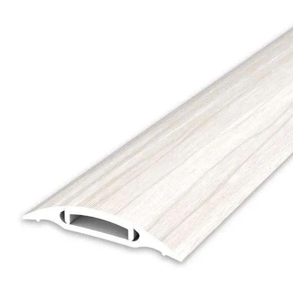 Порог Идеал с монтажным каналом 42мм 0,9м Клен белый