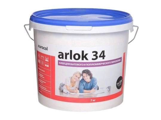 Клей Arlok 34 дисперс.д/быт.и коммерч. лин. 7кг