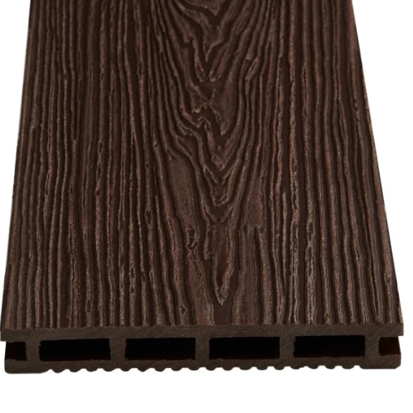 Доска террасная Варяжский композит 140*22*4000 Шоколад