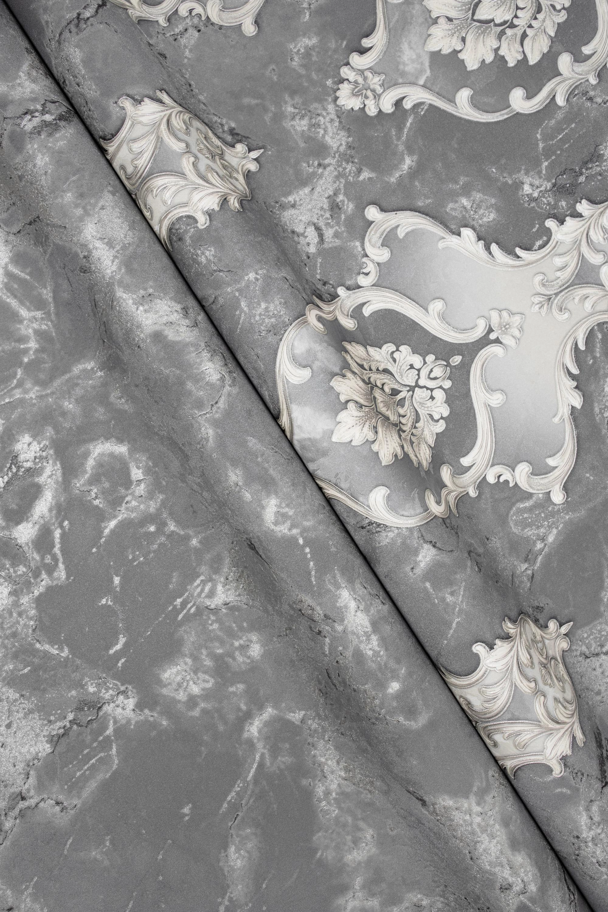 Обои флизелиновые Malex design Алекс 4323-9 серые 1.06x10м-image-2