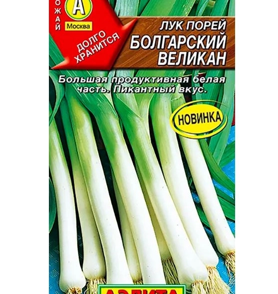 Лук порей Болгарский великан Аэлита Цх10