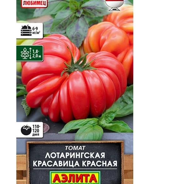 Томат Лотарингская красавица красная Аэлита Ц