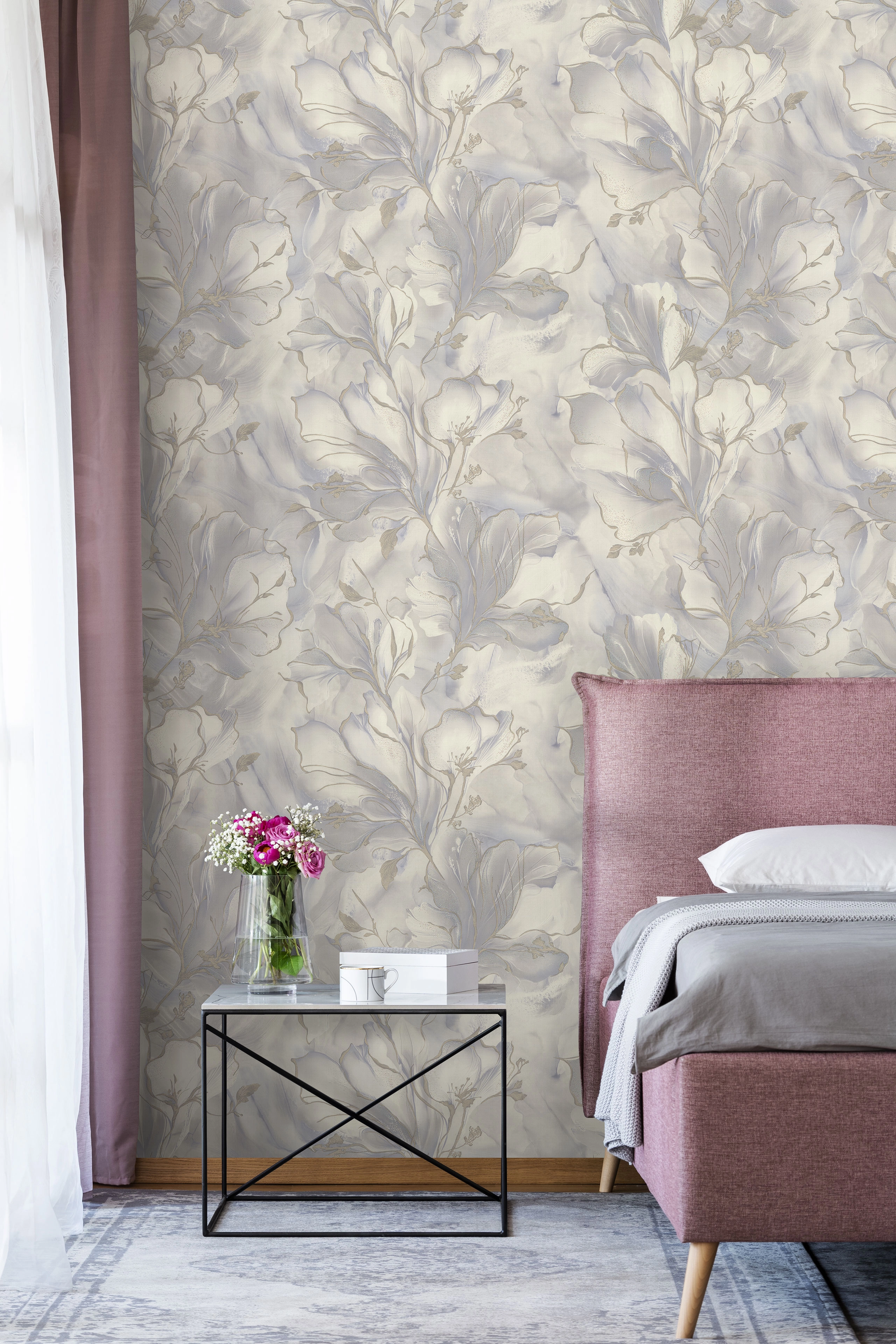 Обои Euro Decor 7300-11 Moonbloom флиз. 1,06Х10м-image-2