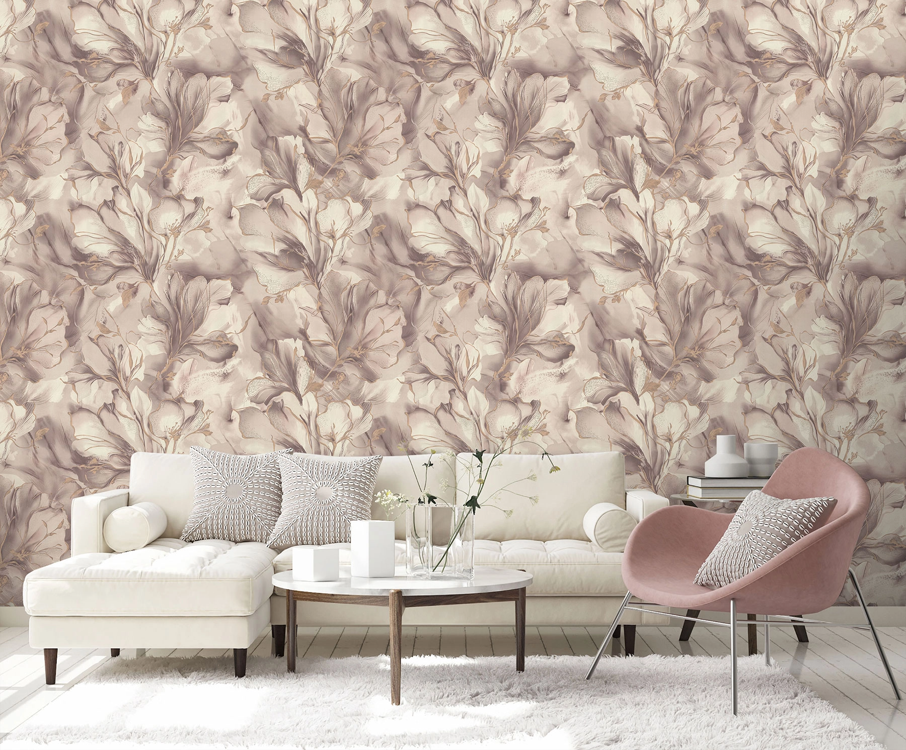 Обои Euro Decor 7300-12 Ночной цветок/Moonbloom 1,06Х10м-image-1