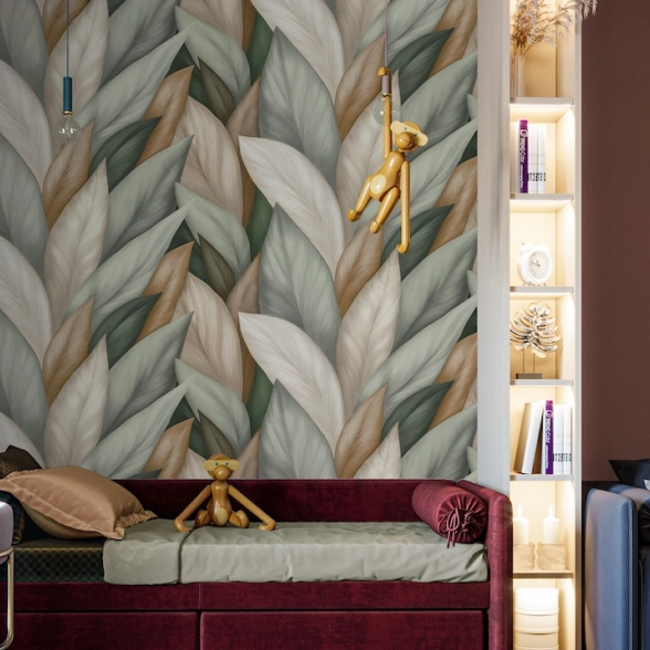 Обои флизелиновые TrendColor TC72457-27 TREND Nature бежевые 1.06x10м-image-4