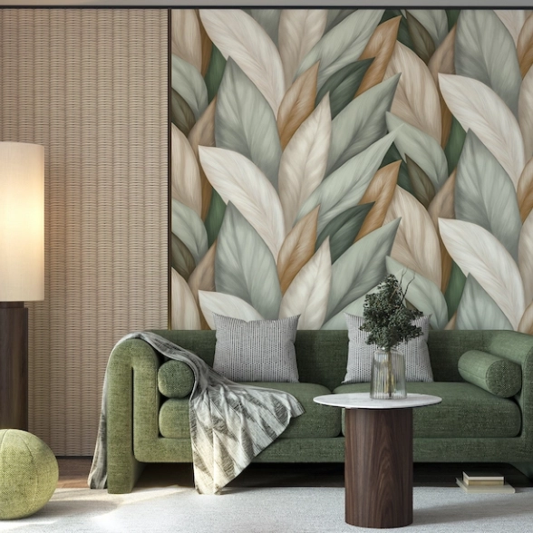 Обои  флизелиновые TrendColor TC72457-28 Trend Nature бежевые 1,06Х10м-image-3