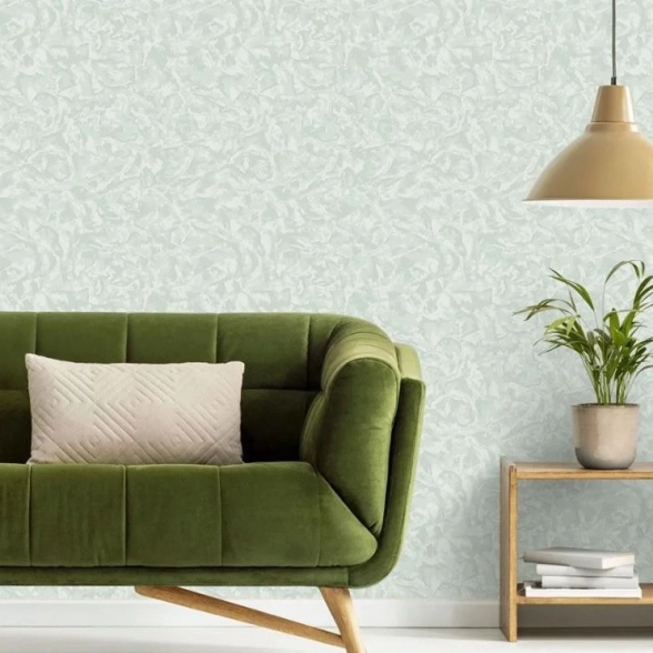 Обои виниловые Erismann Classic Silk 60741-09 зеленые 1.06x10м-image-3