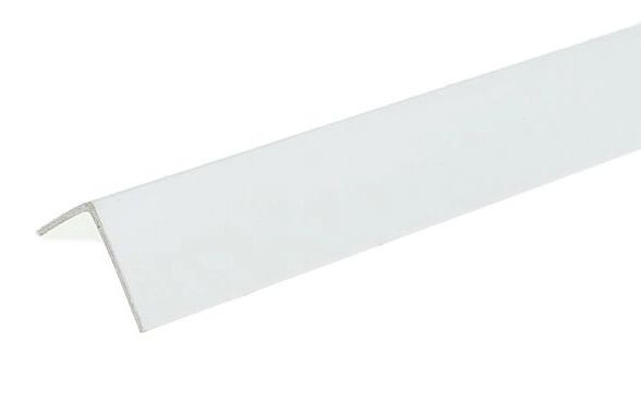 Уголок ПВХ 10х10мм 3м белый глянец