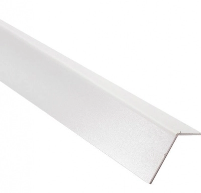Уголок ПВХ 15х15мм 3м белый глянец