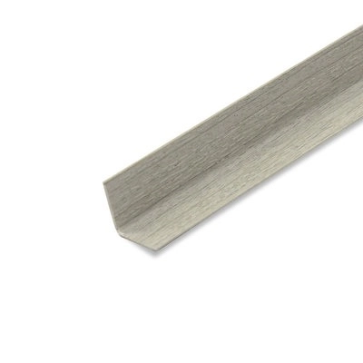 Уголок ПВХ 20х20 Идеал ясень серый 2.7м