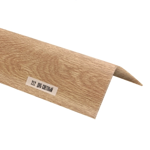 Уголок ПВХ 25х25 Идеал светлый дуб 2.7м