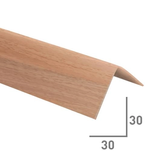 Уголок ПВХ 30х30 Идеал светлый бук 2.7м