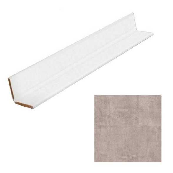 Уголок ПВХ Кладка серая шелкография 3м ВЕК