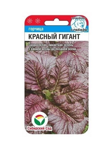 Горчица Красный гигант СибСад