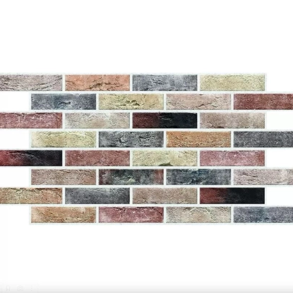 Панель декор.ПВХ кирпич 48.5х96 Гамбург