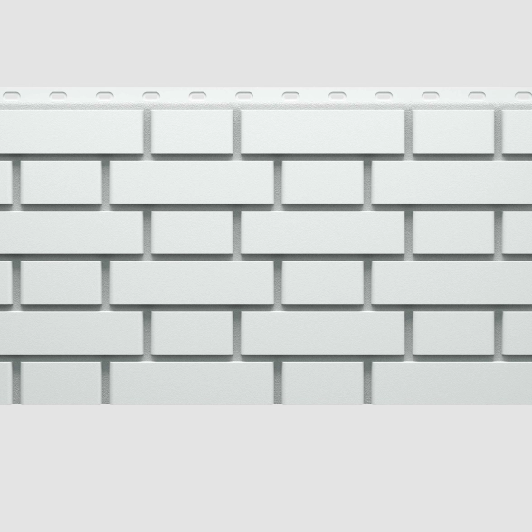 Панель фасадная DOCKE Flemish белый 1095x420мм