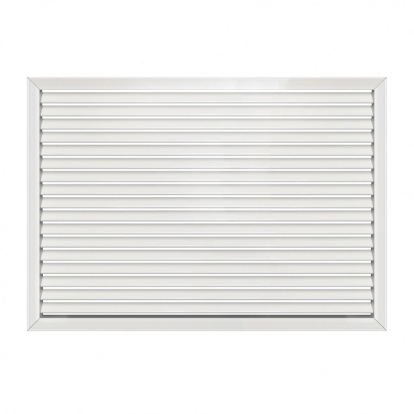 Решетка радиаторная 0.6х1.2 ПВХ белая