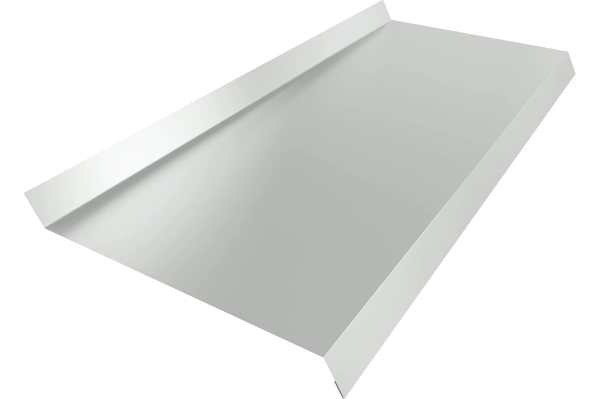 Отлив мет. белый 0,15*2м PROFBUILD