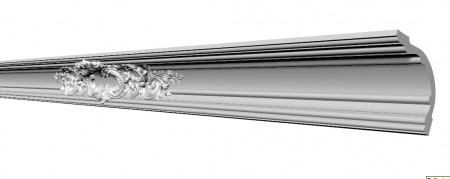 Плинтус потолочный Glanzepol GP-20 105*109 2м