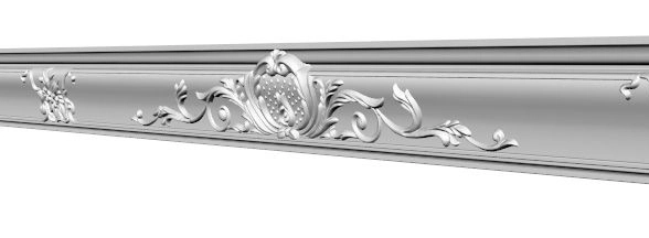 Плинтус потолочный Glanzepol GP-65 68*17 2м