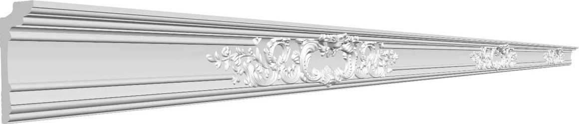 Плинтус потолочный Glanzepol GP-92 63*30 2м
