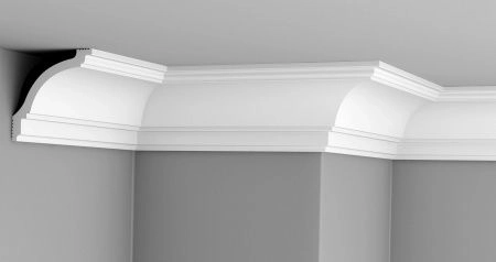 Плинтус потолочный Glanzepol GPX-13 100*100 2м