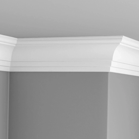 Плинтус потолочный Glanzepol GPX-15 80*50 2м