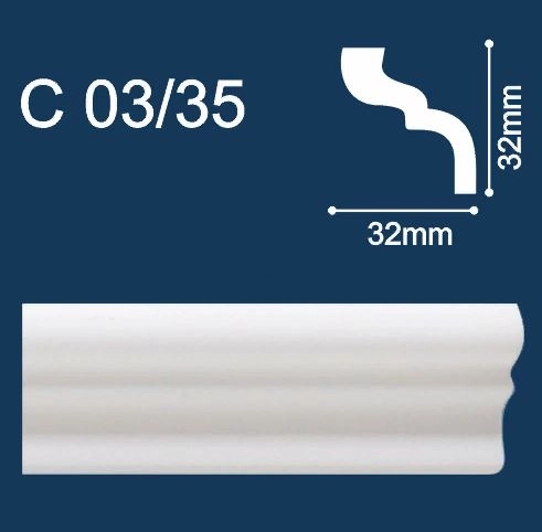 Уголок д/пот.пл.Солид C03/35 внутр.