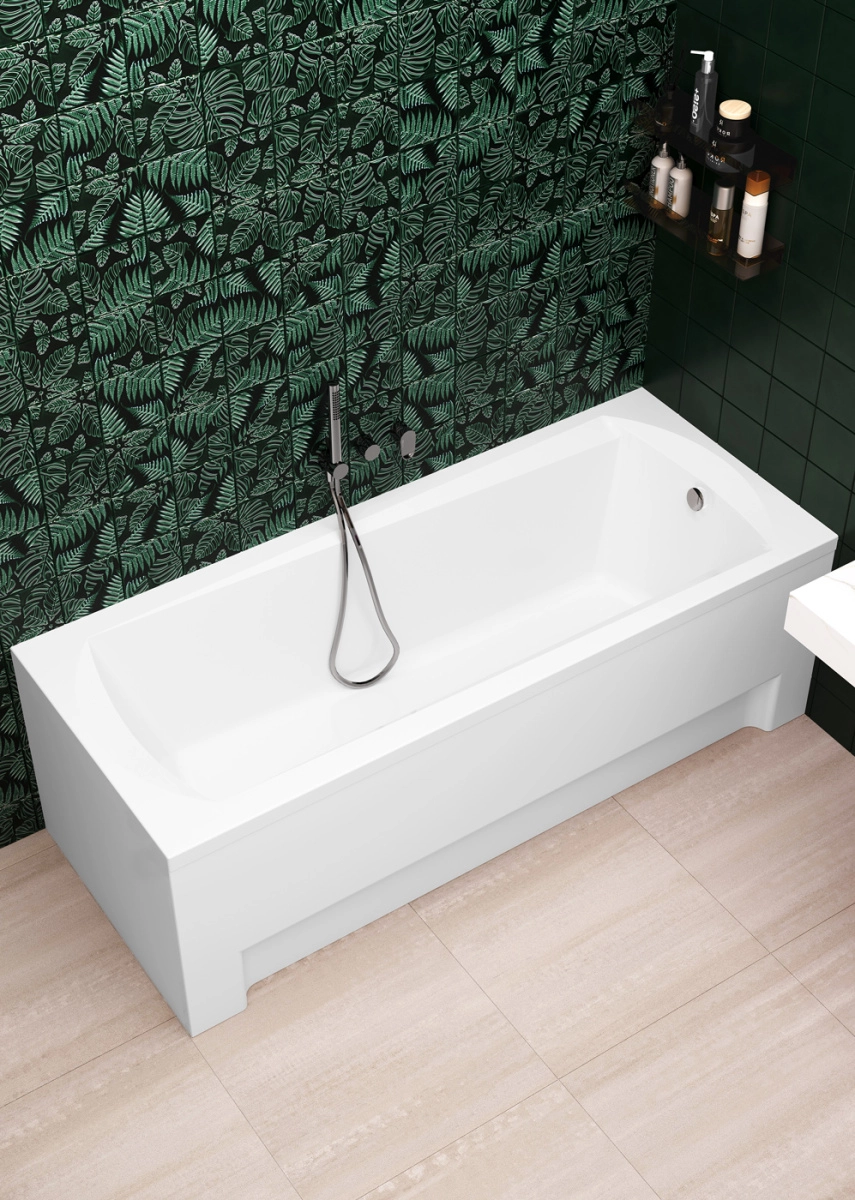 Ванна акриловая Selena 170x70 Bonito home с ножками-image-2