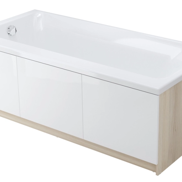 Ванна акриловая Cersanit Smart 170x80 правосторонняя-image-3