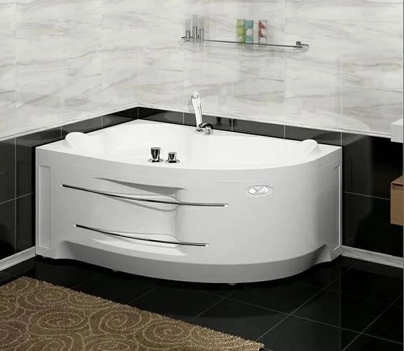 Ванна акриловая Радомир Ирма 170x110L БЕЗ ЭКРАНА каркас+слив/перелив-image-1