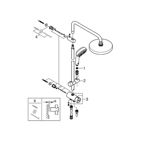 Душ.гарнитур Гроэ(Grohe)Нью Темпеста Космо 27394002-image-3