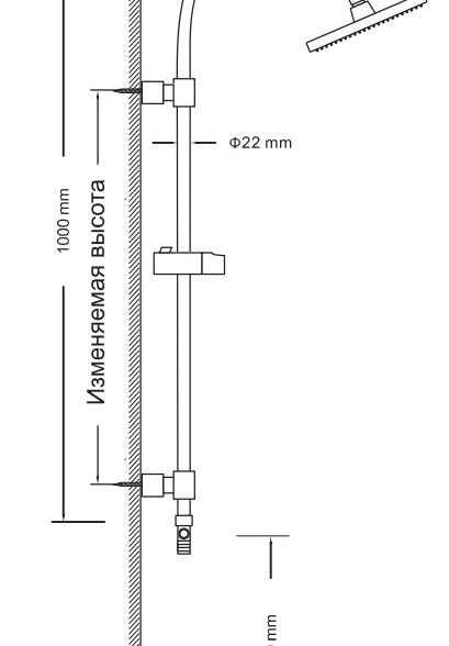 Душевая система ESKO ST1250-image-1