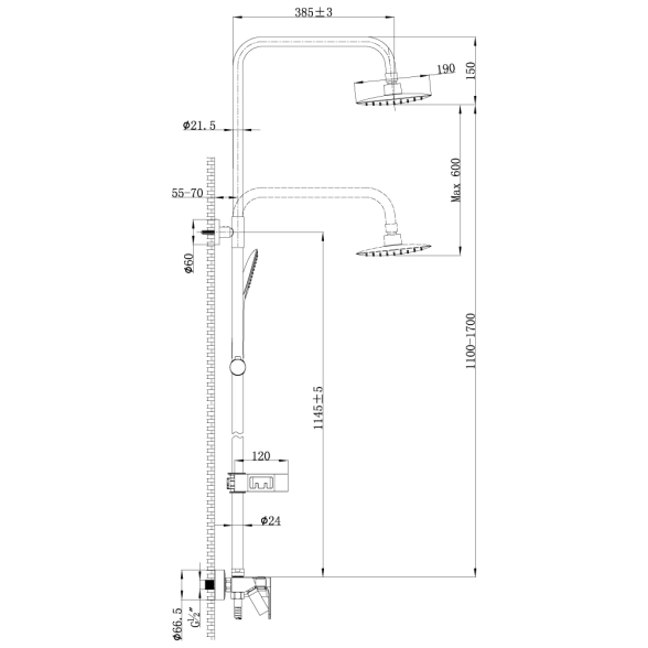 Душевая система Lemark LM7002C Тропик 35k-image-1
