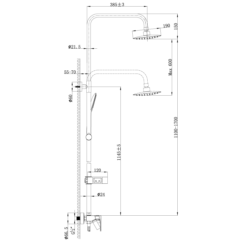 Душевая система Lemark LM7002C Тропик 35k-image-1