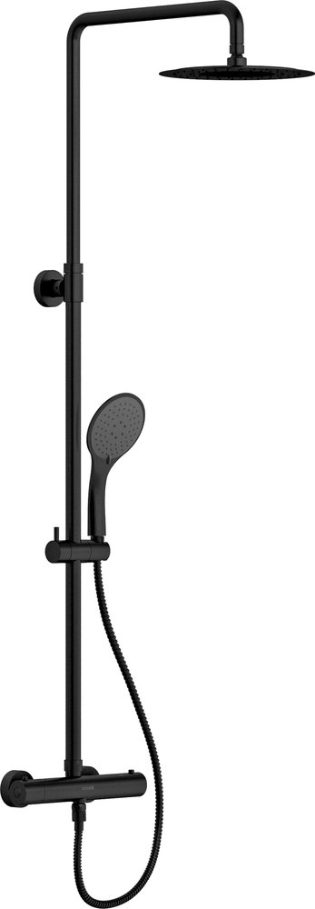 Душ система Cersanit Brasko Black 63112 с терм.AUT
