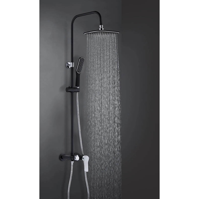 Душ. система ESKO ST200Black-image-1