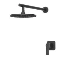 Душевая система IDDIS Optima Home OPHBL01i66 черный мат.