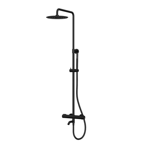 Душевая система Paini Cox 78PZ687THSSD250F1B черный брашированный PVD