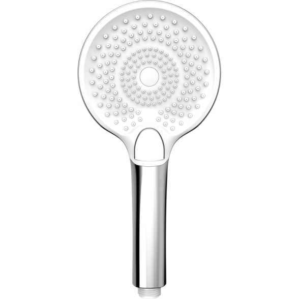 Лейка для душа IDDIS OPH12CWi18 3 режима D120мм хром+белый-image-1