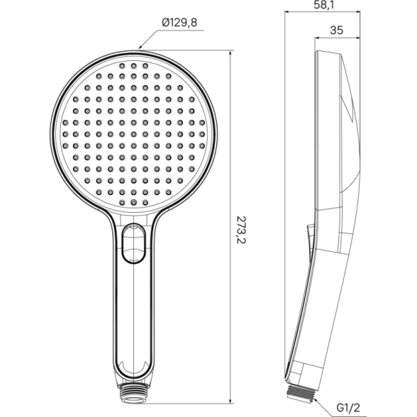 Лейка для душа IDDIS Esper ESP3FGRi18 3 режима хром-image-4