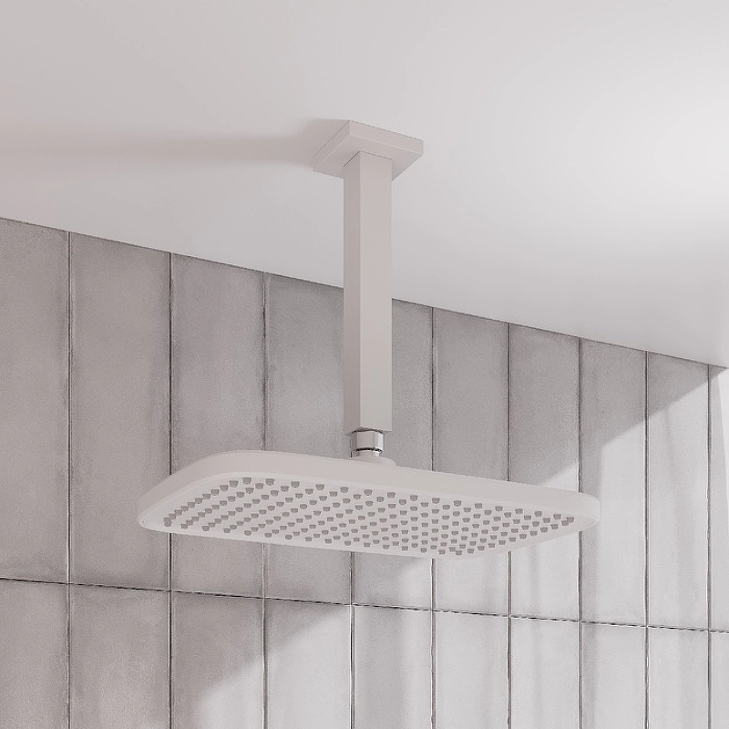 Лейка для душа IDDIS Esper ESP25WSi64 300x200 белая матовая-image-3