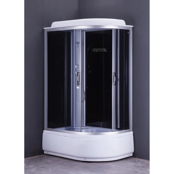 Кабина душевая CS-66120L G 120 x 80 x 215 ВП стекло черное 4мм 00050524